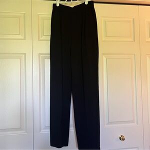 St. John pleated knit Elegant Black Women's Pants size 4